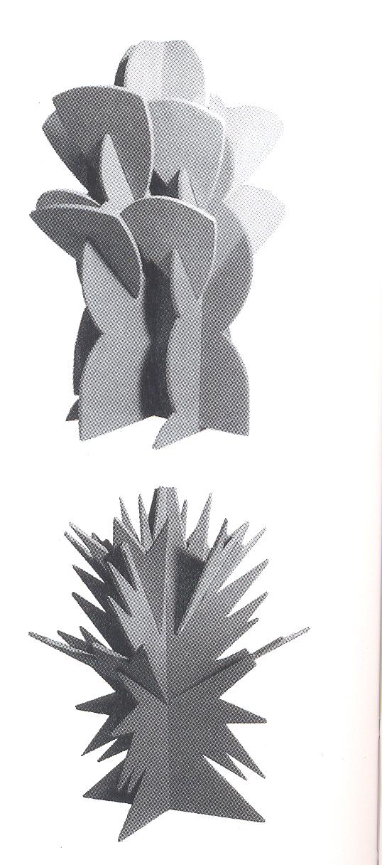 003.Giacomo Balla. Flores futuristas de madera ensamblada. 1925